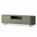 Mobile TV verde salvia in MDF rettangolare 180 x 40 x 55 cm